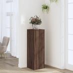 vidaXL Plantenstandaard 33x33x100 cm bewerkt hout bruin, Tuin en Terras, Verzenden, Nieuw