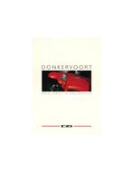 1995 DONKERVOORT D8 BROCHURE NEDERLANDS, Nieuw