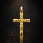 Pendentif en forme de croix - 18 carats Or jaune - 0.78ct., Bijoux, Sacs & Beauté