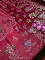 Vintage quilt met bloemmotieven - Bedsprei  - 220 cm - 170