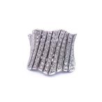 Ring - 18 karaat Witgoud - 1.10ct. tw. Diamant (Natuurlijk), Handtassen en Accessoires, Ringen, Nieuw