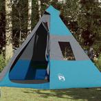 vidaXL Tente de camping tipi 7 personnes bleu