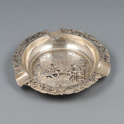 H. Hooijkaas - Asbak - .833 zilver, Antiek en Kunst, Antiek | Zilver en Goud
