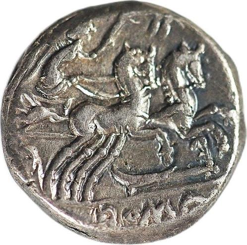 République romaine. M. Cipius. Denarius ca. 115–114 BC –, Postzegels en Munten, Munten | Europa | Niet-Euromunten