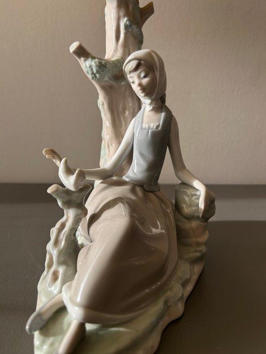LLADRO - Lampe de table - Porcelaine à pâte molle émaillée, Antiek en Kunst, Curiosa en Brocante