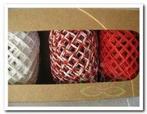 Touw Koord 3rol 15meter Rood-Wit Touw Koord 3rol, Nieuw