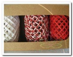 Touw Koord 3rol 15meter Rood-Wit Touw Koord 3rol, Huis en Inrichting, Woonaccessoires | Kunstplanten en Kunstbloemen, Nieuw