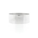 Zilveren brede slavenarmband | Ø 61,5 mm (zilveren sieraden, Handtassen en Accessoires, Ophalen of Verzenden, Gebruikt, Overige kleuren
