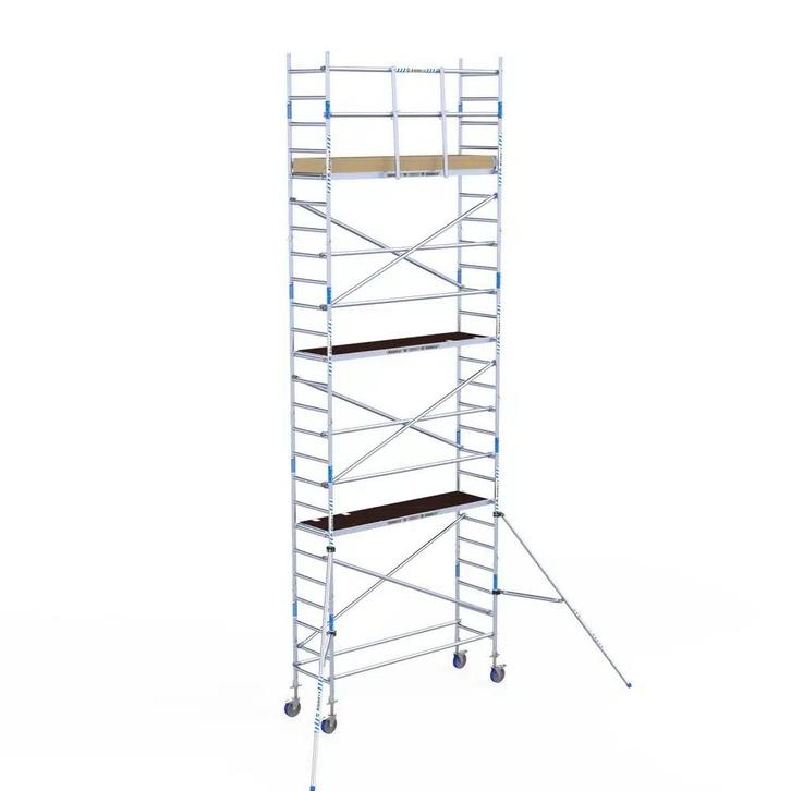 ALX rolsteiger 75 x 8,2 WH met voorloopleuning, Doe-het-zelf en Bouw, Steigers, Rolsteiger of Kamersteiger, Nieuw, 5 meter of hoger