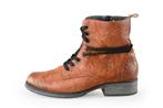 Rieker Veterboots in maat 39 Bruin | 5% extra korting, Kleding | Dames, Schoenen, Bruin, Verzenden, Overige typen, Gedragen