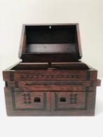 Sieradendoos - Mahonie - Met geheim slot