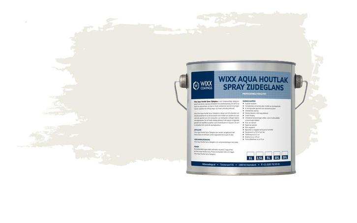 Wixx Aqua Houtlak Spray Zijdeglans RAL 9010 | Zuiver Wit 20L, Doe-het-zelf en Bouw, Verf, Beits en Lak, Nieuw, Verzenden