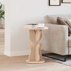 vidaXL Bijzettafel Naturel 39.5 x 39.5 x 53.5 cm Massief, Verzenden, Nieuw