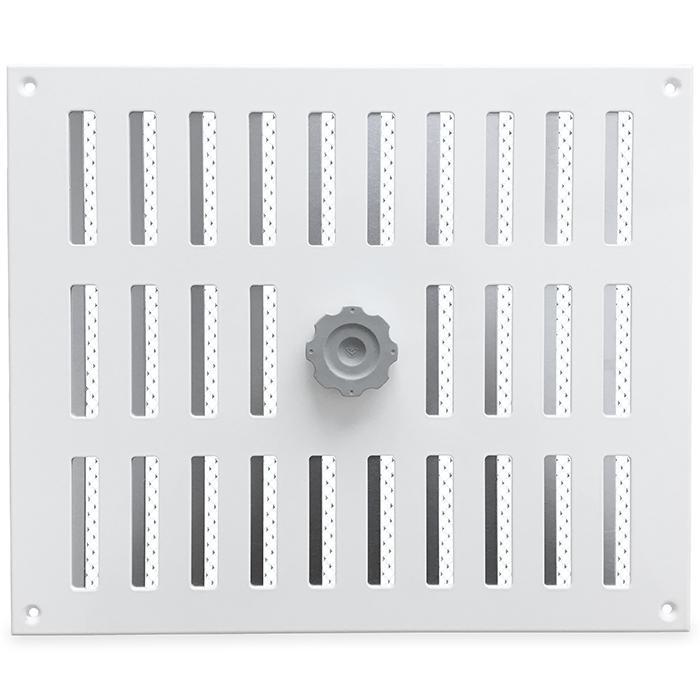 Aluminium afsluitbaar schuifrooster opbouw 300 x 250mm, Doe-het-zelf en Bouw, Ventilatie en Afzuiging, Nieuw, Verzenden