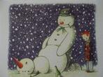 Banksy -Rude Snowman Xmas- Carte postale unique - Carte