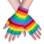 Regenboog Handschoenen Vingerloos, Nieuw, Verzenden