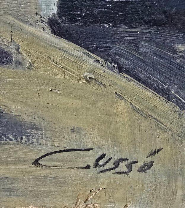 Enric Cussó (1937) - Reflejos del muelle, Antiquités & Art, Art | Peinture | Classique
