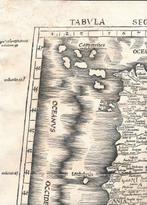 Spanje - Portugal; Martin Waldseemüller - Tabula Secunda, Nieuw