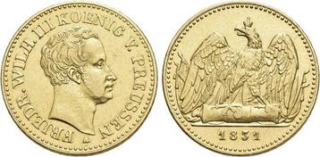Goud-friedrichsdor 1831 A Brandenburg-Preussen Pruisen... beschikbaar voor biedingen