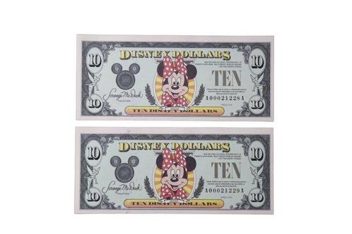 Disneyland Parks, A-A series 228/229 - Minnie Mouse ten, Collections, Disney