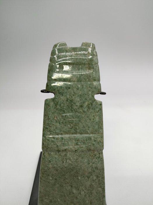 Précolombien. Nicoya Amulette ailée en jadéite / Dieu de la, Verzamelen, Mineralen en Fossielen