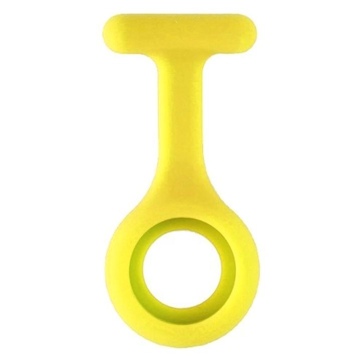 Fako - Verpleegstershorloge - Siliconen Hoesje - Geel, Handtassen en Accessoires, Horloges | Dames, Verzenden