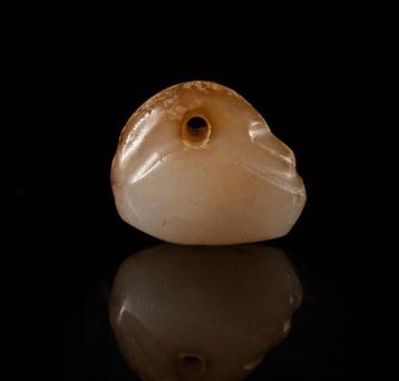 Âge du fer Ancien poids de timbre, forme de canard,, Collections