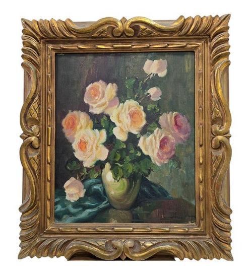 R. C. Vivet (XX) - NO RESERVE - El instante de la flor, Antiek en Kunst, Kunst | Schilderijen | Klassiek