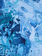 LauCa Art - THAWING BLUE SILENCE (XXL) Acrylic on canvas -