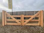 Veiling - Dubbele poort Douglas 400x100 cm, Tuin en Terras, Schuttingen, Nieuw