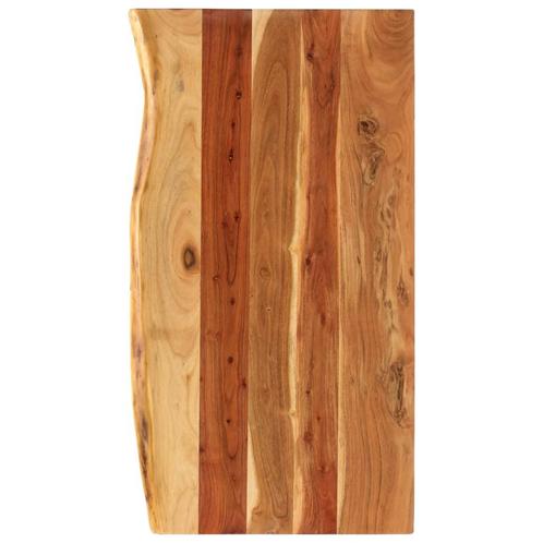 vidaXL Wastafelblad 100x52x3,8 cm massief acaciahout, Doe-het-zelf en Bouw, Sanitair, Nieuw, Verzenden