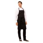 Chef Works halterschort zwart | Polyester/Katoen |ChefWorks, Articles professionnels, Verzenden