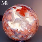 Sakura Agate Bol - Hoogte: 80 mm - Breedte: 80 mm- 678 g
