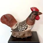 Traditionele houten haan gepatineerd - Gurunshi - Burkina