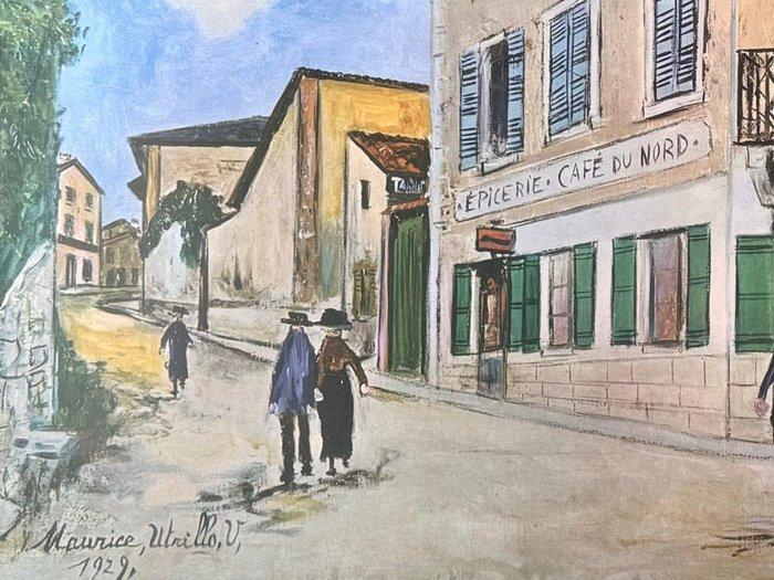 Maurice Utrillo (1883-1955) - Café du Nord, Antiquités & Art, Antiquités | Autres Antiquités