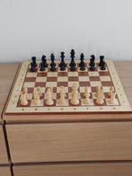Vintage toernooischaakstet - Schaakspel - Hout, Antiek en Kunst