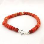 Bloedkoraal - Zilver - Armband - handgemaakt