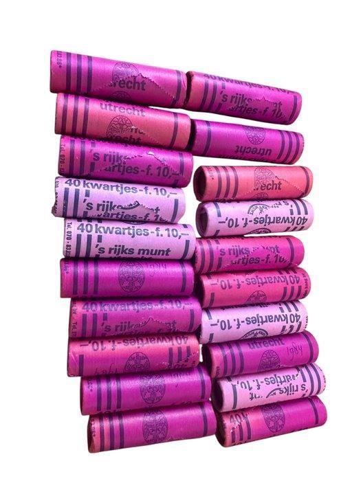 Pays-Bas. Béatrice. 25 cent (kwartjes) 1983/84/85 (Sans prix, Postzegels en Munten, Munten | Nederland