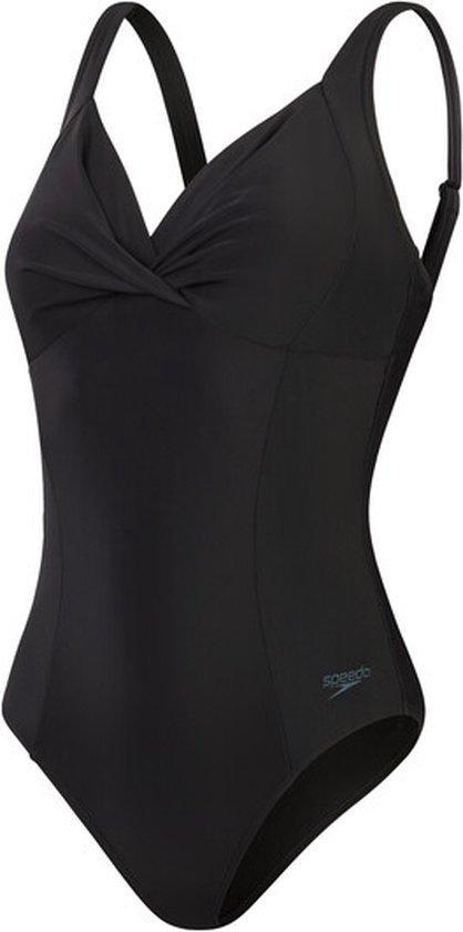 Speedo Shaping Cross Knot 1 Piece Zwart Sportbadpak - Maa..., Kleding | Dames, Ondergoed en Lingerie, Verzenden