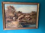 P.A Bouter (1887-1968) - Herder met schapen, Antiek en Kunst, Kunst | Schilderijen | Klassiek