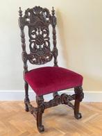 Ambachtelijk grmaakt - Bijzetstoel - hoofd maskers, Antiek en Kunst