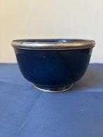 Bol - Faïence - Tasse en céramique bleu glacé