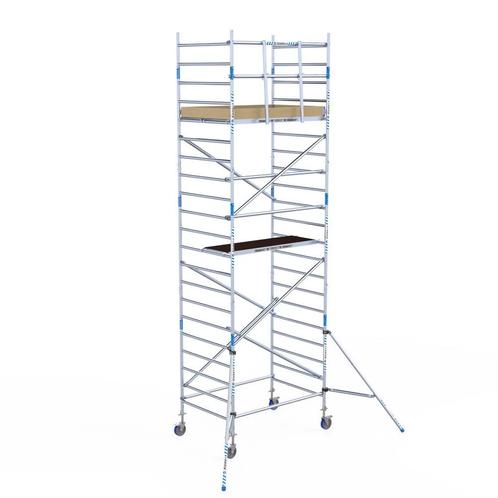 ALX rolsteiger 135 x 7,2m WH met voorloopleuning, Doe-het-zelf en Bouw, Steigers, Rolsteiger of Kamersteiger, Nieuw, 5 meter of hoger