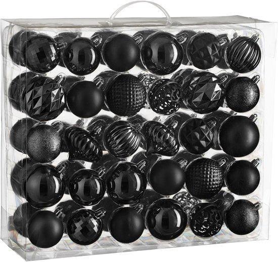 2dekans | House of Seasons Kerstballen Set - 60 Stuks - Ø7, Diversen, Kerst, Ophalen of Verzenden