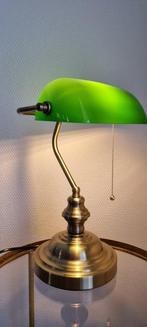Lamp - notarislamp - Glas, Messing, Antiek en Kunst, Curiosa en Brocante