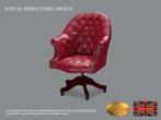 Chesterfield Bureaustoel Royal Directors in Old English Gama, Huis en Inrichting, Nieuw, Bureaustoel, Verzenden, Rood