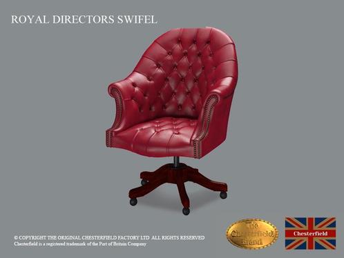 Chesterfield Bureaustoel Royal Directors in Old English Gama, Maison & Meubles, Chaises de bureau, Envoi