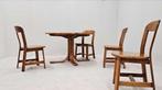 Eettafel - Vurenhout - Vintage eetkamerset van grenenhout –