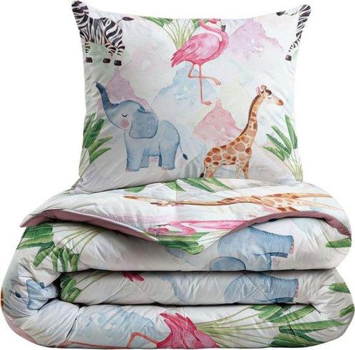 Tweedekans | Zelesta® Kiddybed Colourful Animals 140x200 -, Huis en Inrichting, Slaapkamer | Beddengoed, Ophalen of Verzenden