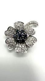 Broche - 18 karaat Witgoud - 1.91ct. tw. Diamant